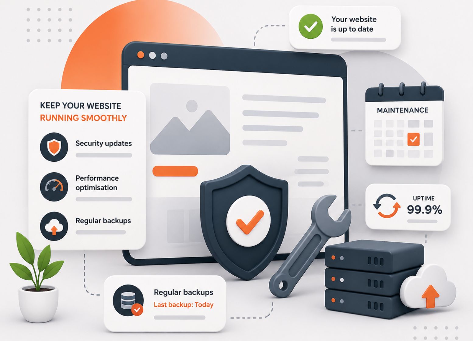 Business website maintenance and hosting guide by Xorify